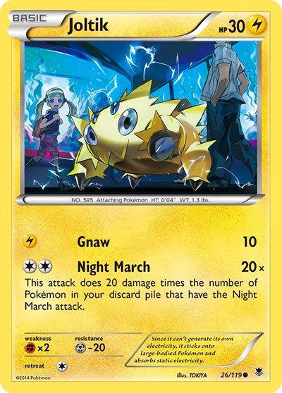 Joltik (XY - Phantom Forces) Light Play