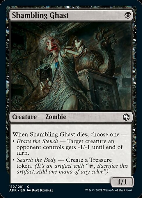 Shambling Ghast (Adventures in the Forgotten Realms) Light Play Foil