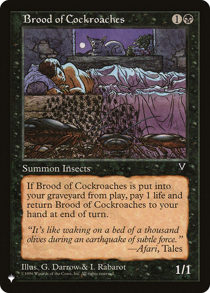 Brood of Cockroaches [The List Reprints]