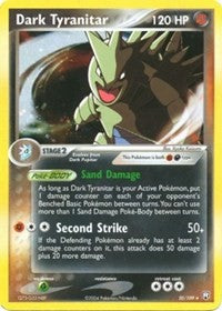 Dark Tyranitar - 20/109 (EX Team Rocket Returns) (Deck Exclusives) Light Play Holofoil