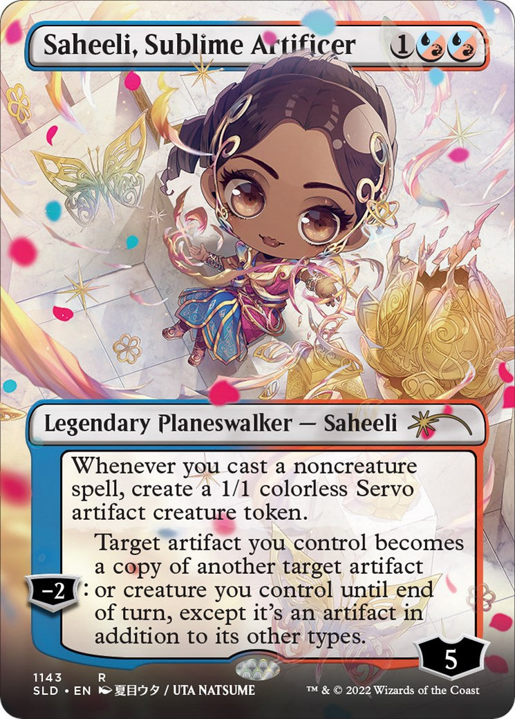 Saheeli, Sublime Artificer (Borderless) [SLD - 1143]