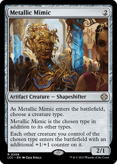 Metallic Mimic (Commander: The Lost Caverns of Ixalan) Light Play