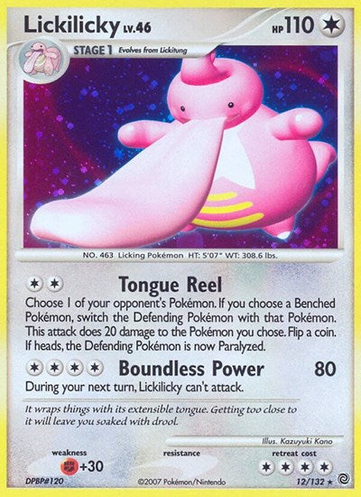 Lickilicky (Secret Wonders) Medium Play Holofoil