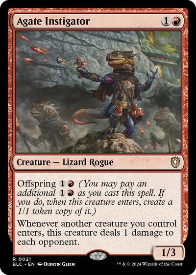 Agate Instigator (Commander: Bloomburrow) Light Play