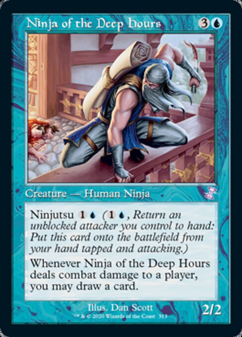 Ninja of the Deep Hours (Time Spiral Remastered) Light Play Foil