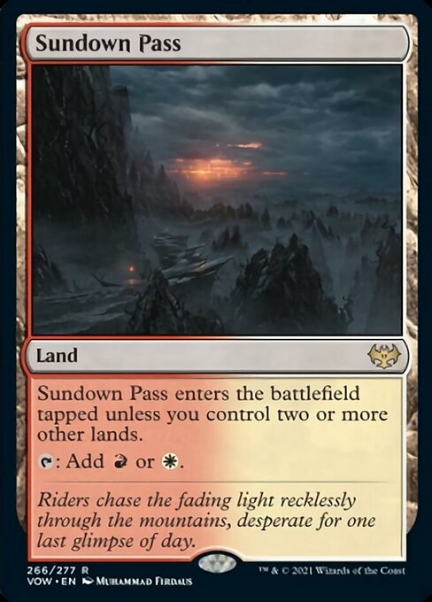 Sundown Pass (Innistrad: Crimson Vow) Light Play