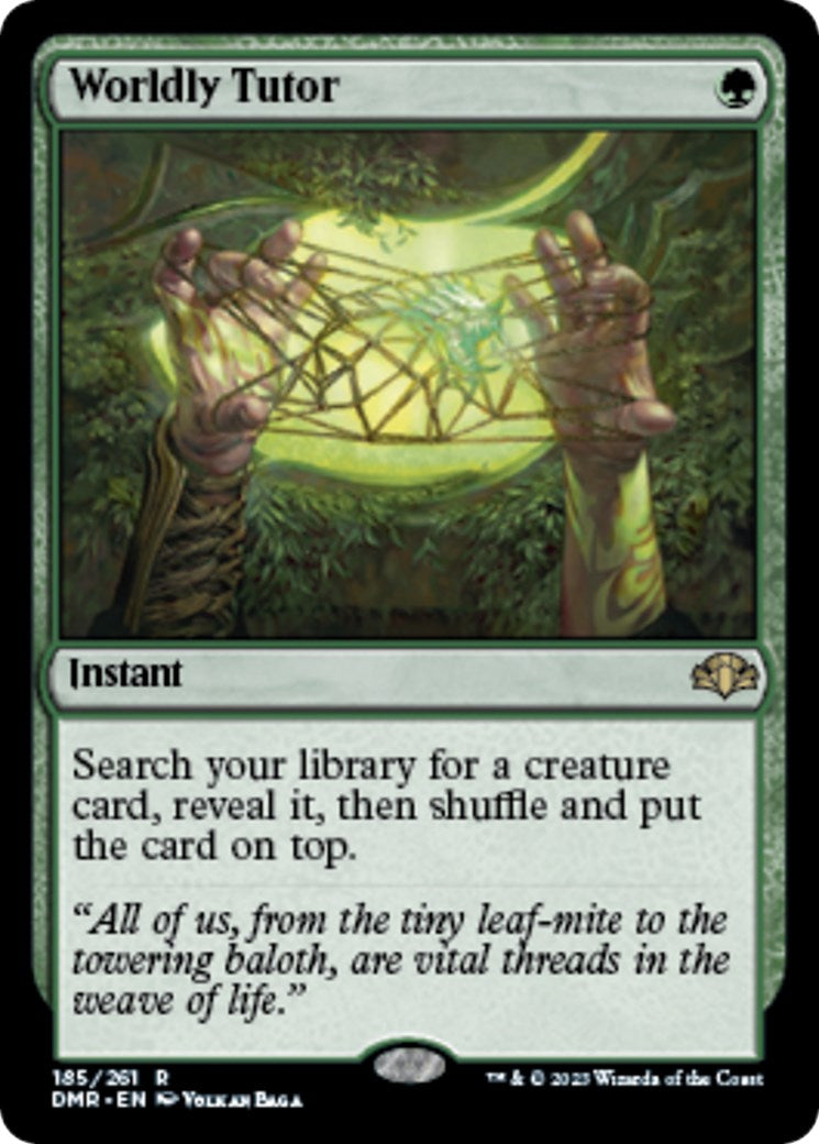 Worldly Tutor [DMR - 185]