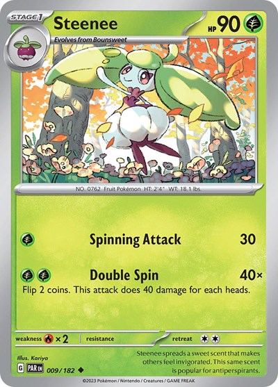 Steenee (Scarlet and Violet: Paradox Rift) Light Play Reverse Holofoil