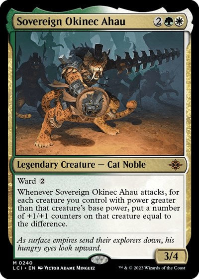 Sovereign Okinec Ahau (The Lost Caverns of Ixalan) Light Play