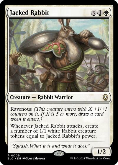 Jacked Rabbit (Commander: Bloomburrow) Light Play