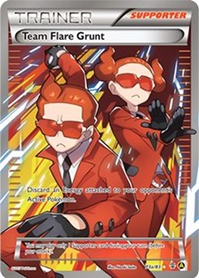 Team Flare Grunt - 73a (Alternate Art Promos) Light Play Holofoil