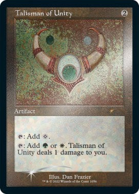 Talisman of Unity (Retro Frame) (Foil Etched) (Secret Lair) Light Play Foil