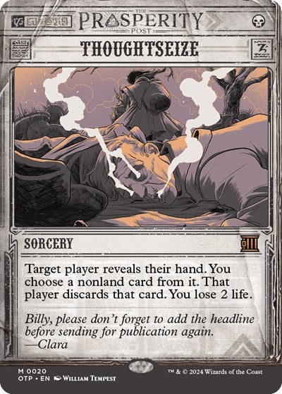 Thoughtseize (Outlaws of Thunder Junction: Breaking News) Light Play