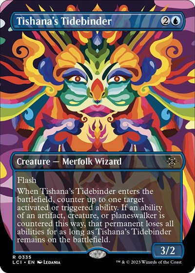 Tishana's Tidebinder (Borderless) (The Lost Caverns of Ixalan) Light Play