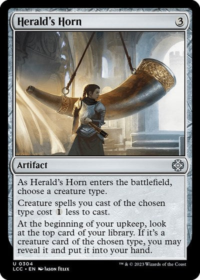 Herald's Horn (Commander: The Lost Caverns of Ixalan) Light Play