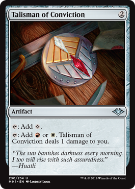 Talisman of Conviction (Modern Horizons) Light Play Foil