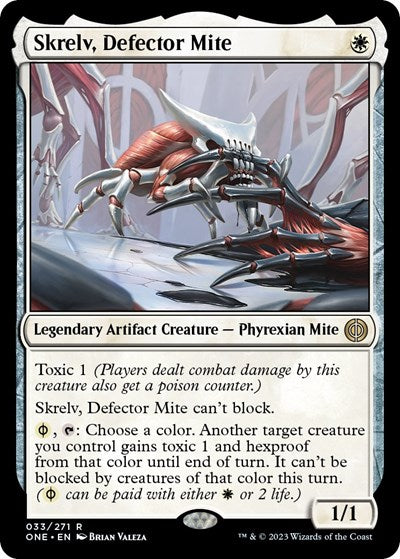 Skrelv, Defector Mite (Phyrexia: All Will Be One) Light Play Foil