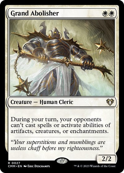 Grand Abolisher (Commander Masters) Light Play