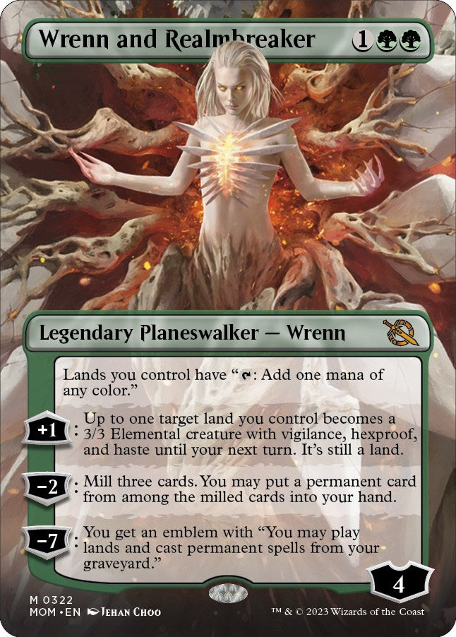 Wrenn and Realmbreaker (Borderless) [MOM - 322]