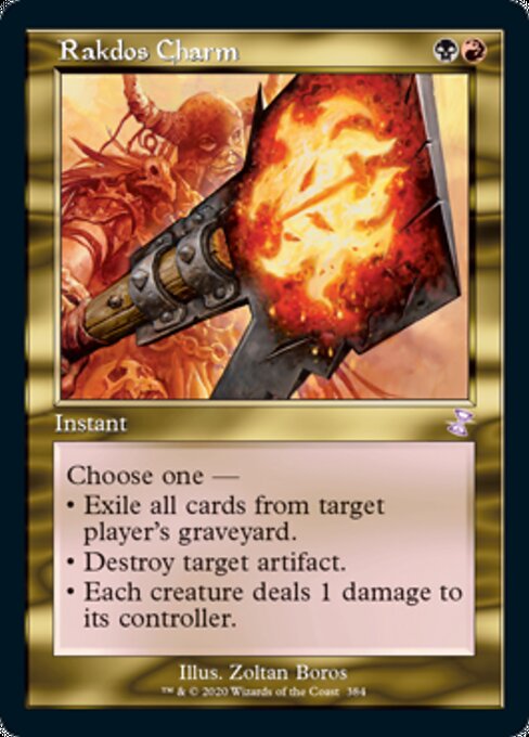 Rakdos Charm (Time Spiral Remastered) Light Play