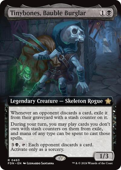 Tinybones, Bauble Burglar (Extended Art) (Foundations) Light Play