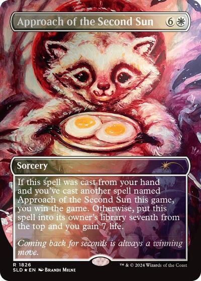 Approach of the Second Sun (Rainbow Foil) (Secret Lair) Near Mint Foil