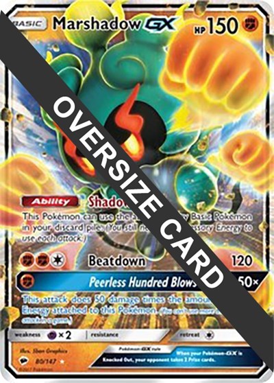 Marshadow GX - 80 (Jumbo Cards) Light Play Holofoil