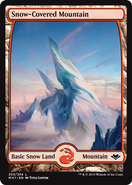 Snow-Covered Mountain (Modern Horizons) Light Play Foil