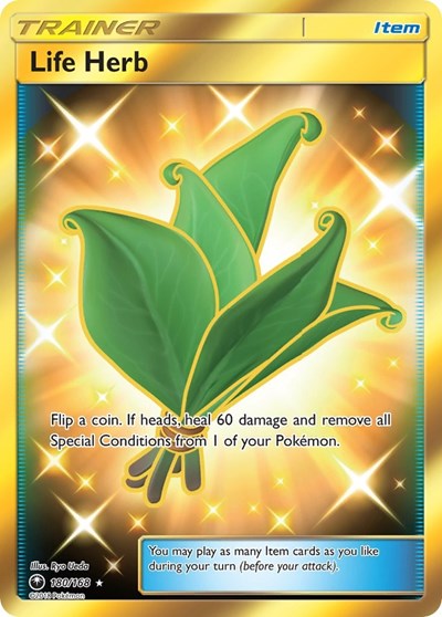 Life Herb (Secret) (SM - Celestial Storm) Light Play Holofoil