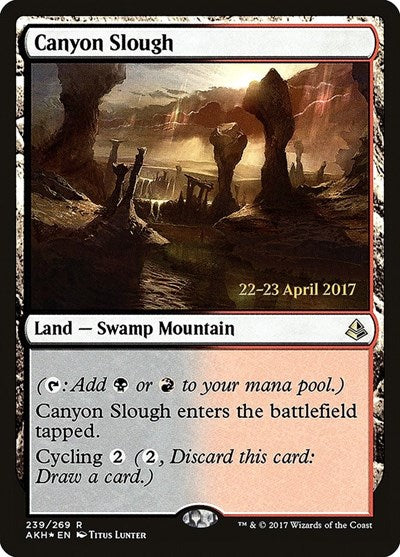 Canyon Slough (Promos: Prerelease Cards) Light Play Foil