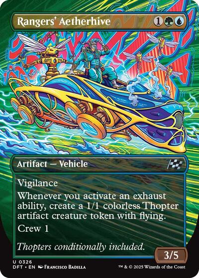 Ranger's Aetherhive (Borderless) (Aetherdrift) Near Mint Foil