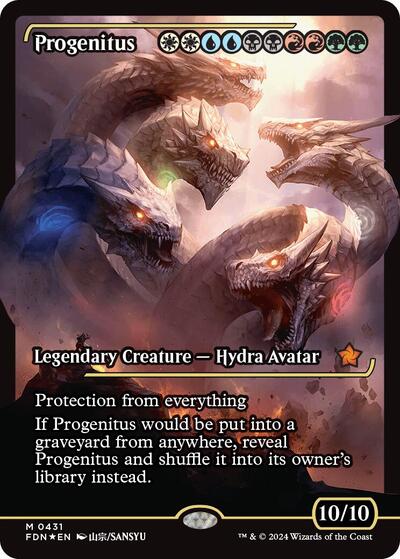 Progenitus (Showcase) (Foundations) Light Play Foil