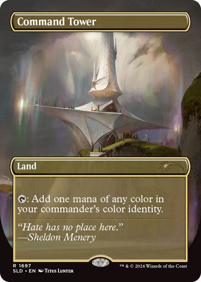 Command Tower (1697) (Secret Lair) Light Play Foil