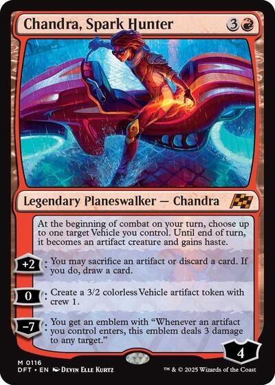 Chandra, Spark Hunter (Aetherdrift) Light Play