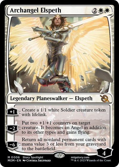 Archangel Elspeth (March of the Machine) Light Play