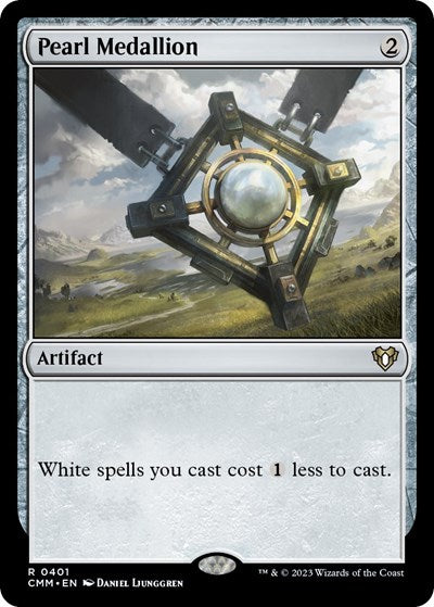 Pearl Medallion (Commander Masters) Light Play Foil