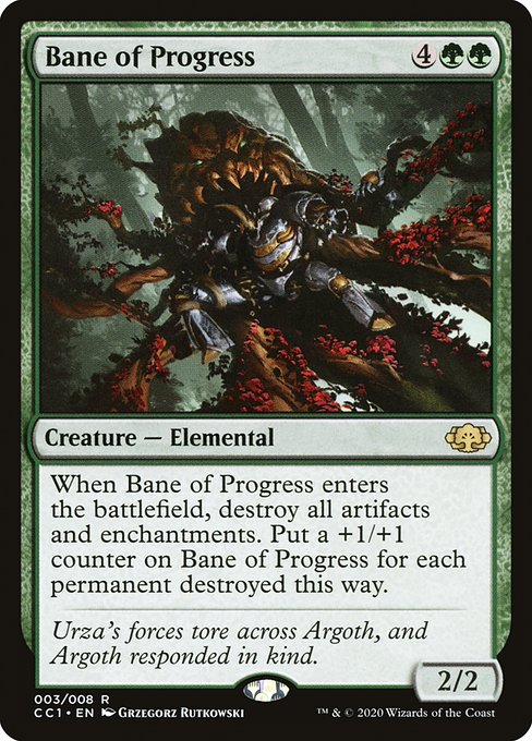 Bane of Progress (Commander Collection: Green) Light Play