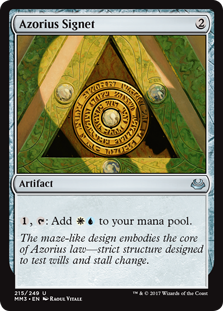 Azorius Signet (Modern Masters 2017) Light Play Foil