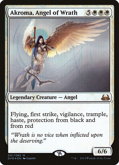 Akroma, Angel of Wrath (Duel Decks: Anthology) Light Play Foil