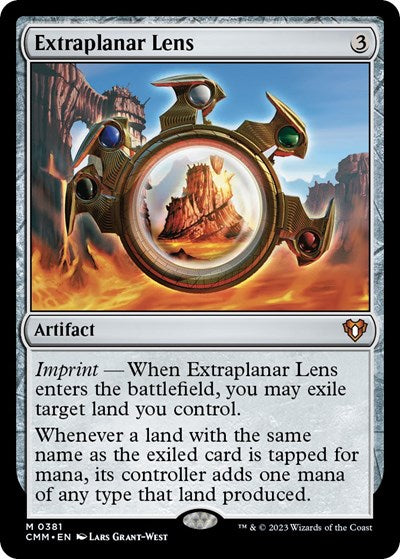 Extraplanar Lens (Commander Masters) Light Play