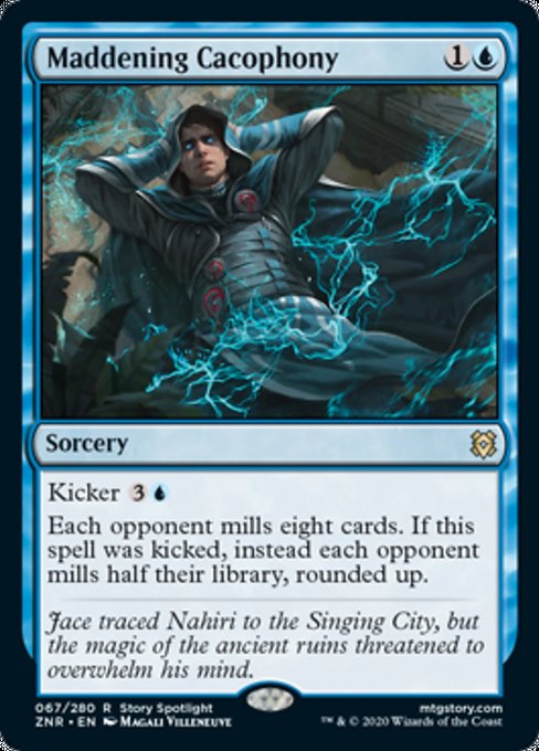 Maddening Cacophony (Zendikar Rising) Light Play Foil