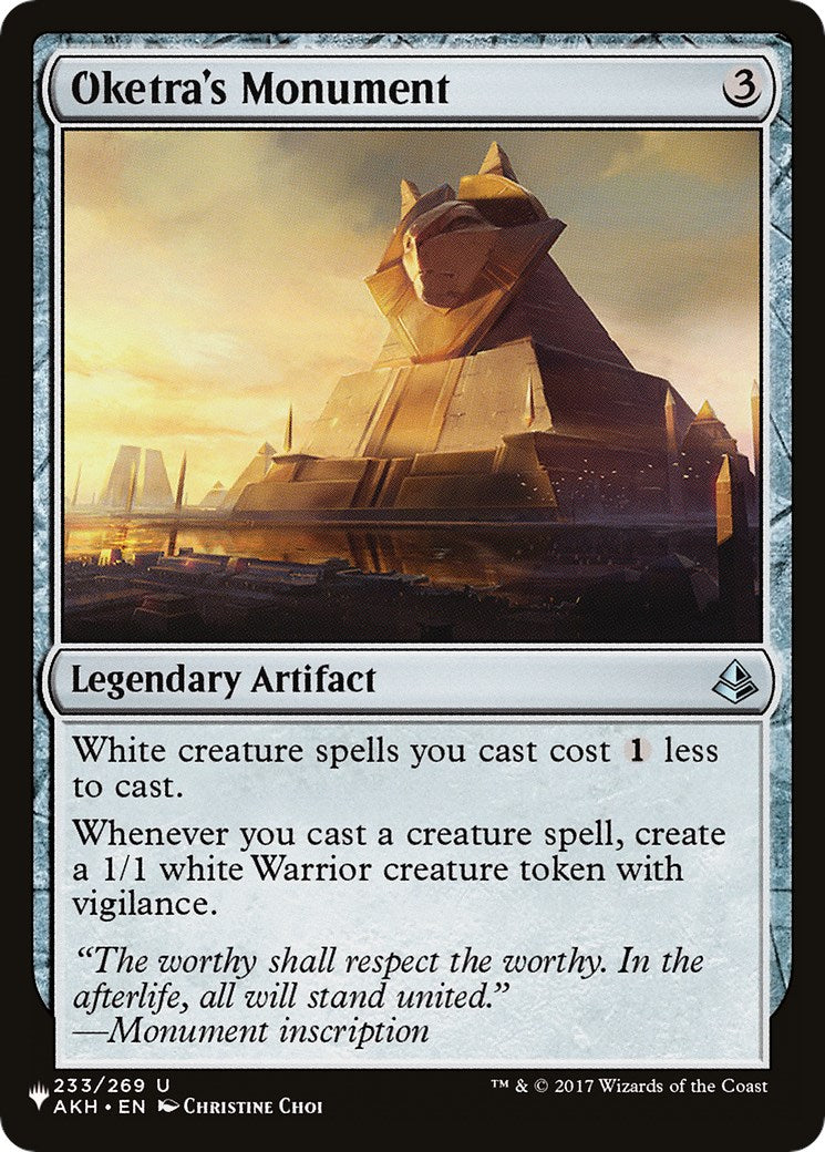Oketra's Monument [LIST - 233]