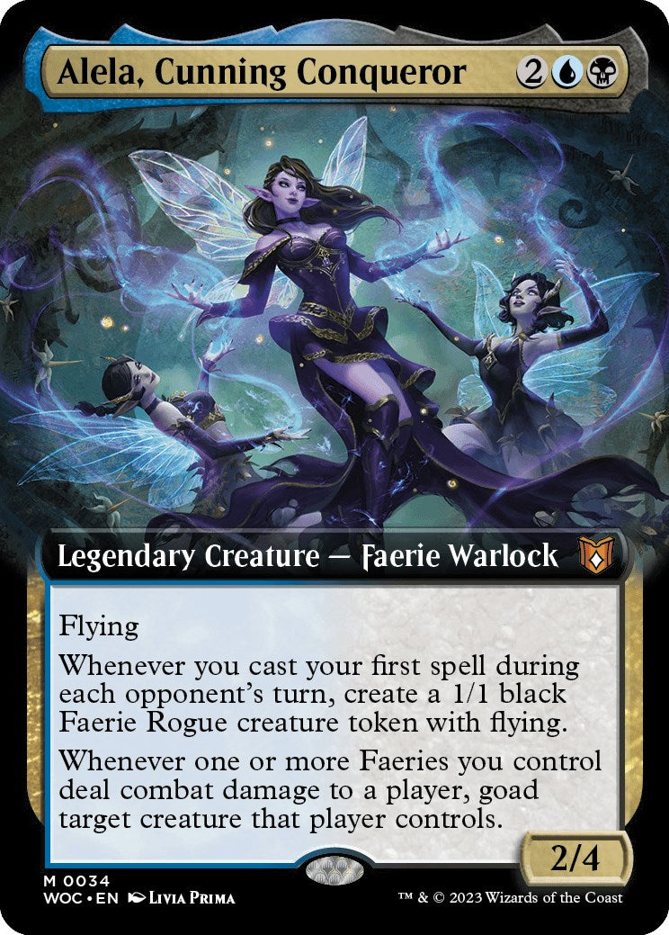 Alela, Cunning Conqueror (Extended Art)
