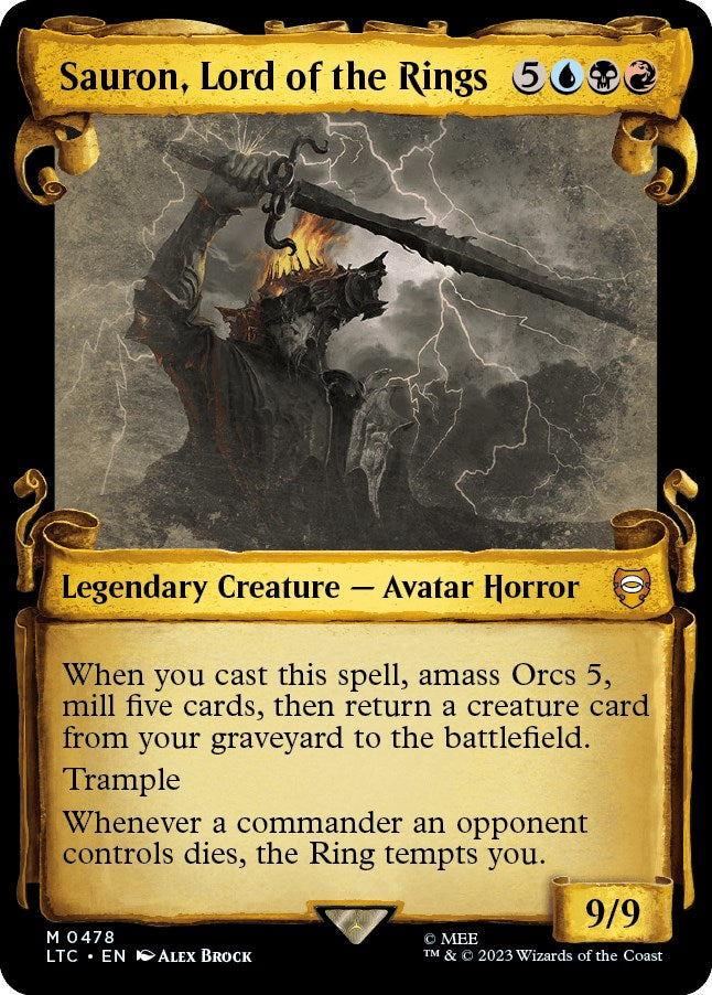 Sauron, Lord of the Rings (Showcase Scrolls) [LTC - 478]