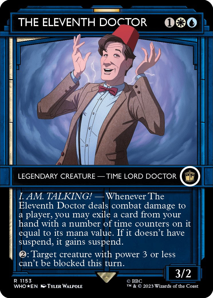 The Eleventh Doctor (Showcase) (Surge Foil) [WHO - 1153]