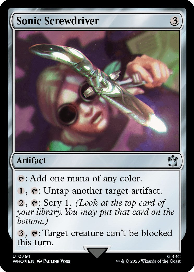 Sonic Screwdriver (0791) (Surge Foil) [WHO - 791]