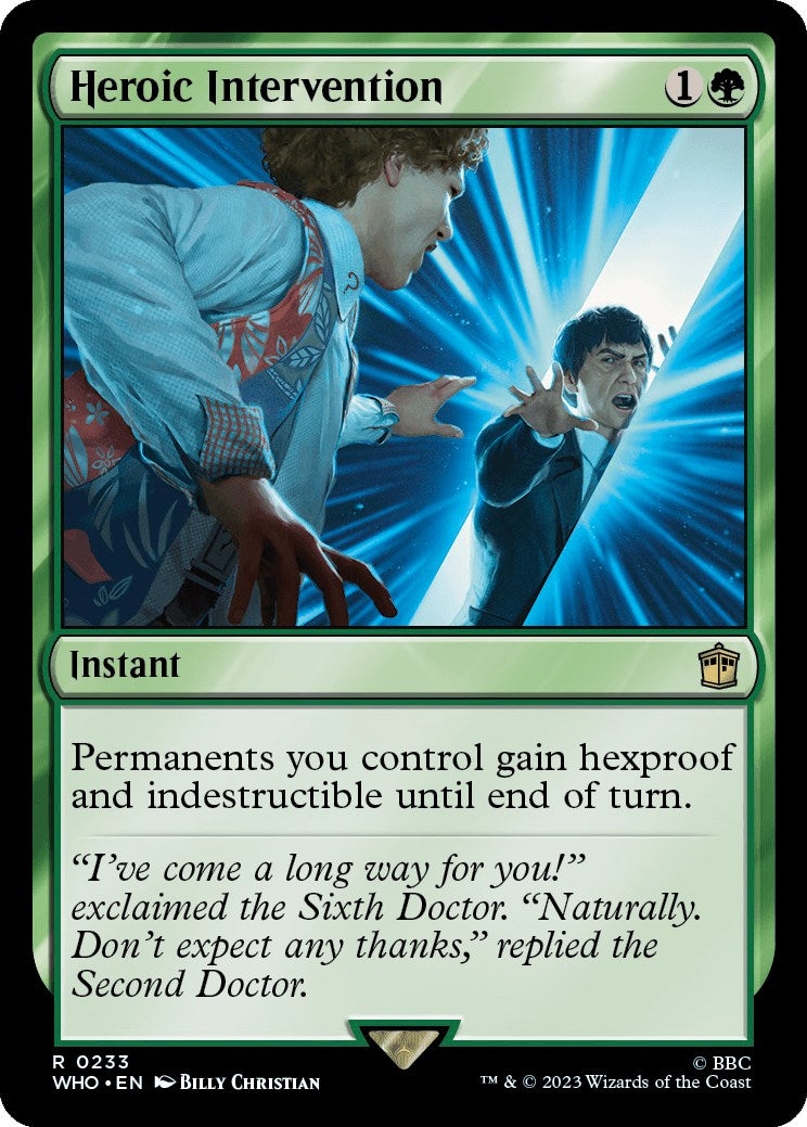 Heroic Intervention [WHO - 233]
