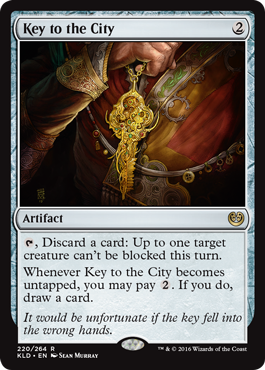 Key to the City (Kaladesh) Light Play Foil