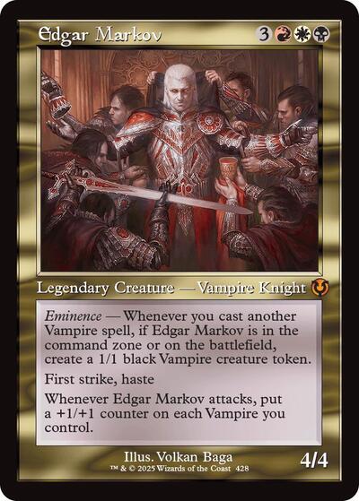 Edgar Markov (Retro Frame) (Innistrad Remastered) Light Play