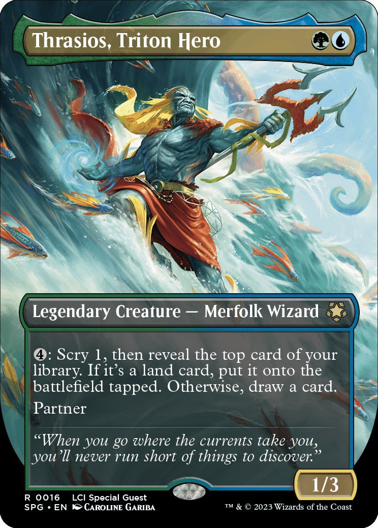Thrasios, Triton Hero (Borderless) [SPG - 16]